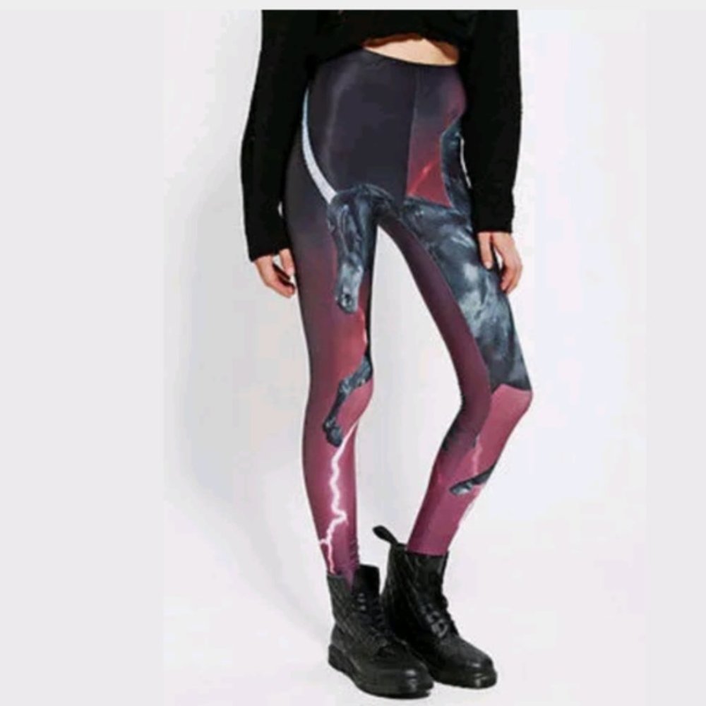 IRON FIST Pegasus Unicorn Leggings Pants - Size XS - NWT